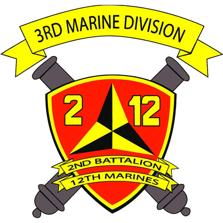 2nd Battalion, 12th Marines (2/12 Marines) Logo Emblem Crest