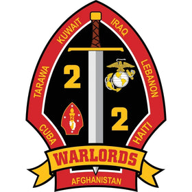 2nd Battalion, 2nd Marines (2/3 Marines) Unit Logo Emblem Crest
