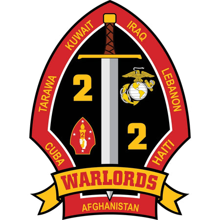 2nd Battalion, 2nd Marines (2/3 Marines) Unit Logo Emblem Crest