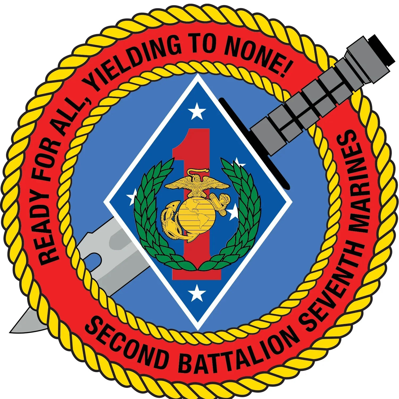 2nd Battalion, 7th Marines (2/7 Marines) Merchandise - Shop t-shirts, hoodies, patches, decals, hats, flags and more