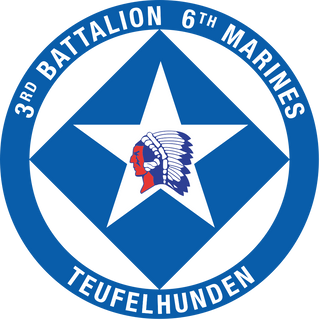 3rd Battalion, 6th Marines (3/6 Marines) Logo Emblem Crest Insignia
