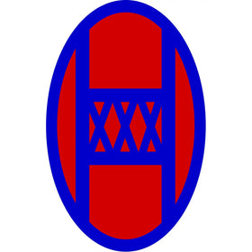 30th Infantry Division Patch Logo Decal Emblem Crest Insignia Sticker