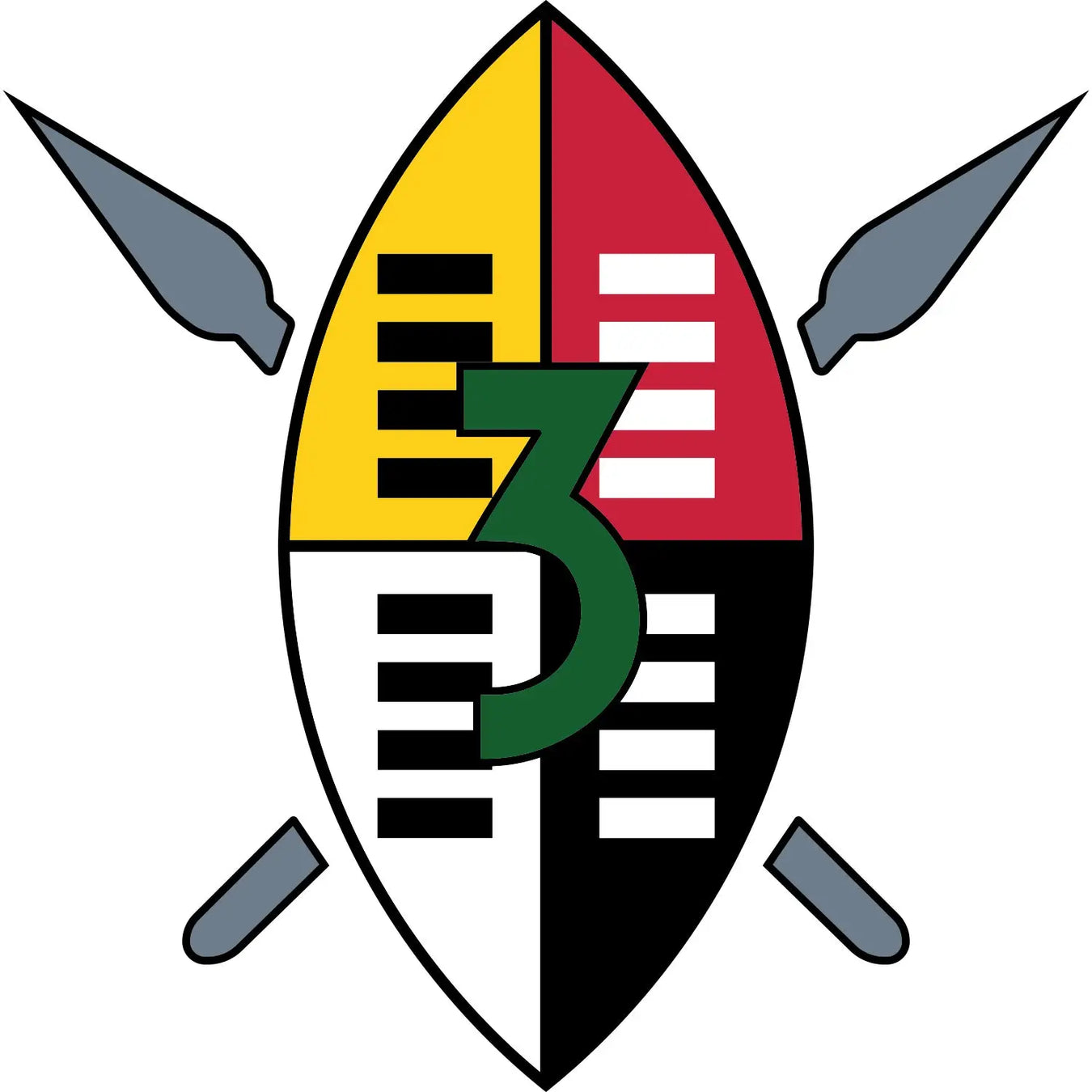 3rd Battalion, 3rd Special Forces Group (Airborne) "Bushmen" Logo Emblem Crest