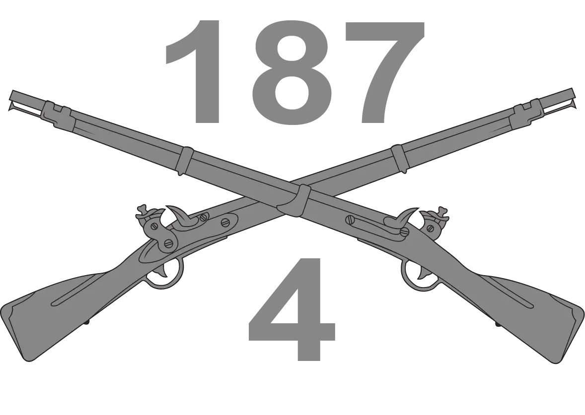 4-187 Infantry Regiment "Rakkasan Raiders" Logo Emblem