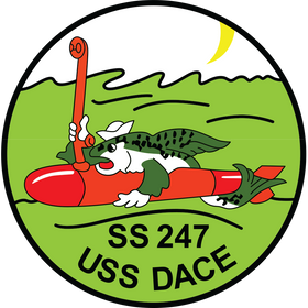 USS Dace (SS-247) Logo Emblem Crest