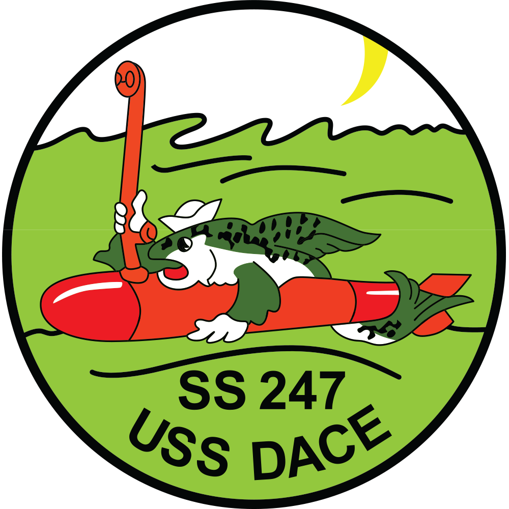USS Dace (SS-247) Logo Emblem Crest