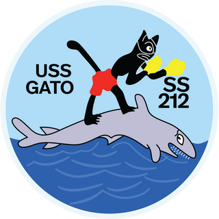 USS Gato (SS-212) Patch Logo Decal Emblem Crest Insignia