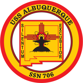 USS Albuquerque (SSN-706) Los Angeles-class Submarine