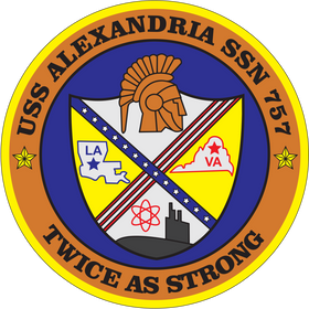 USS Alexandria (SSN-757) Los Angeles-class Submarine