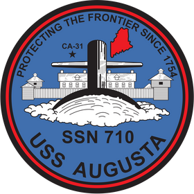 USS Augusta (SSN-710) Los Angeles-class Submarine