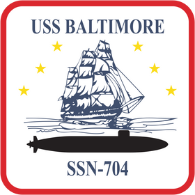 USS Baltimore (SSN-704) Los Angeles-class Submarine