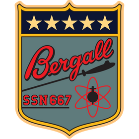 USS Bergall (SSN-667) Sturgeon-class Submarine