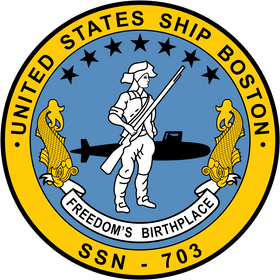 USS Boston (SSN-703) Los Angeles-class Submarine