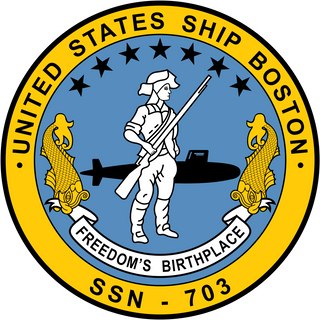 USS Boston (SSN-703) Los Angeles-class Submarine