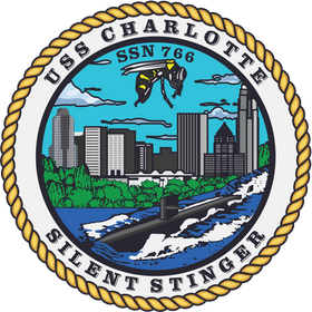 USS Charlotte (SSN-766) Los Angeles-class Submarine