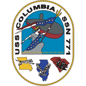 USS Columbia (SSN-771) Los Angeles-class Submarine