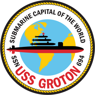 USS Groton (SSN-694) Los Angeles-class Submarine