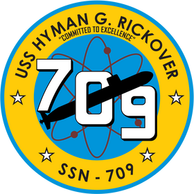 USS Hyman G. Rickover (SSN-709) Los Angeles-class Submarine