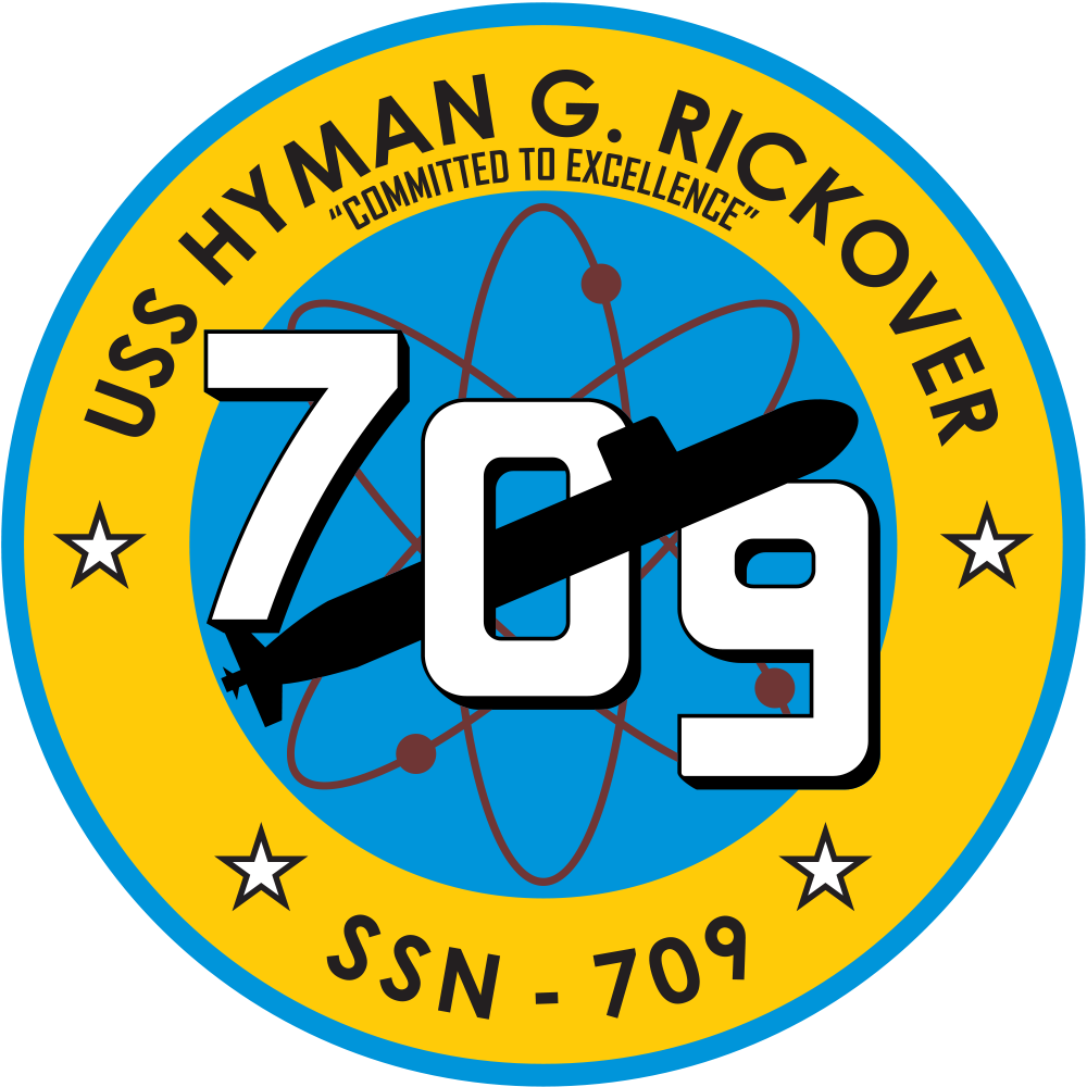 USS Hyman G. Rickover (SSN-709) Los Angeles-class Submarine