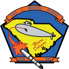 USS L. Mendel Rivers (SSN-686) Sturgeon-class Submarine