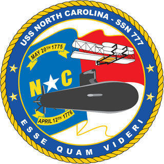 USS North Carolina (SSN-777) Virginia-class Submarine