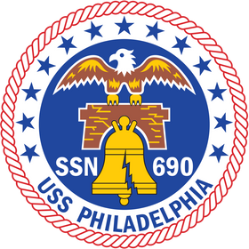 USS Philadelphia (SSN-690) Los Angeles-class Submarine