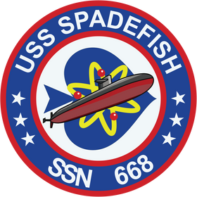 USS Spadefish (SSN-668) Sturgeon-class Submarine