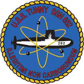 USS Tunny (SSN-682) Sturgeon-class Submarine