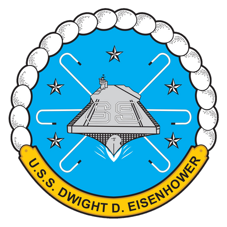 USS Dwight D. Eisenhower (CVN-69) Logo Emblem Crest