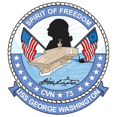 USS George Washington (CVN-73) Logo Emblem Crest