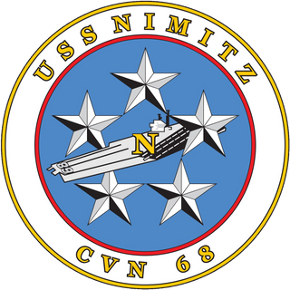 USS Nimitz (CVN-68) Logo Emblem Crest