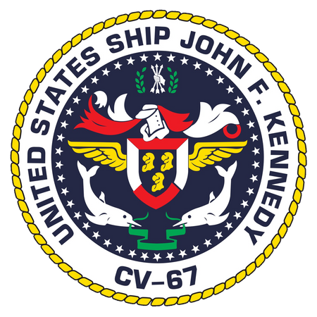 USS John F. Kennedy (CV/CVA-67) Logo Emblem Crest