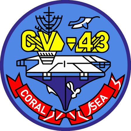 USS Coral Sea (CV/CVA-43) Merchandise - Shop CV-43 T-Shirts, Hoodies, Patches, Hats, Decals, Flags and more!