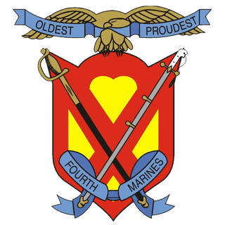 4th Marine Regiment (4th Marines) Logo Emblem Crest Insignia