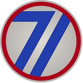 71st Infantry Division U.S. Army DUI SSI CSIB Patch Logo Decal Emblem Crest Insignia Sticker