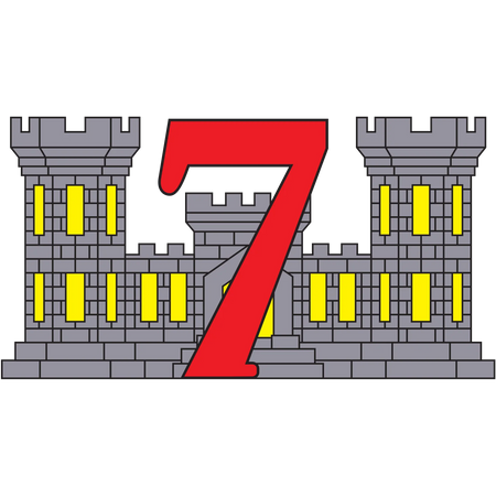 7th Engineer Support Battalion (7th ESB) Logo Emblem