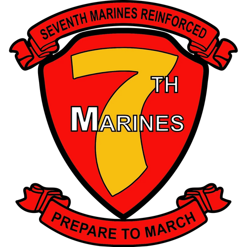 7th Marine Regiment (7th Marines) Logo Emblem Crest Insignia
