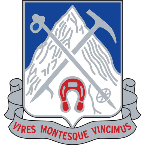 87th Mountain Infantry Regiment Logo Crest Insignia