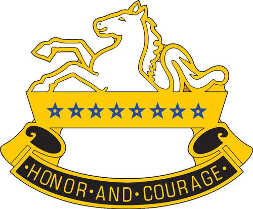 8th Cavalry Regiment Logo Emblem Crest Insignia