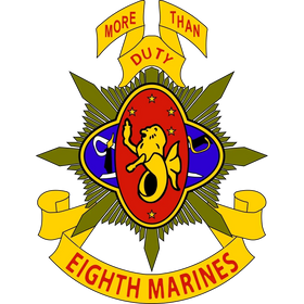 8th Marine Regiment (8th Marines) Logo Emblem Crest Insignia