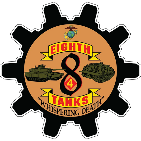 Tank Unit Logo USMC 8th Tank Battalion Collection: Exclusive Merchandise