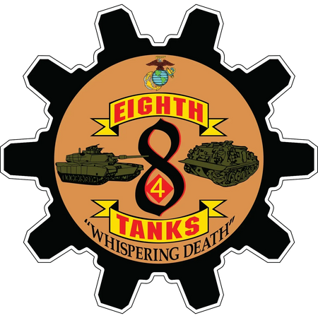8th Tank Battalion USMC Logo Emblem Crest