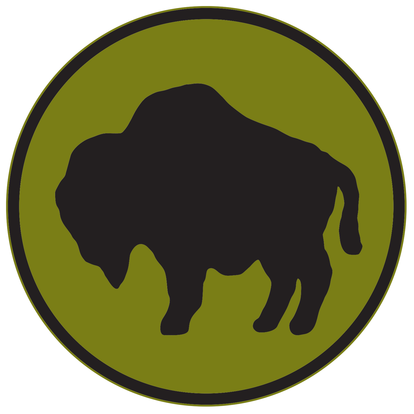 92nd Infantry Division U.S. Army DUI SSI CSIB Patch Logo Decal Emblem Crest Insignia Sticker