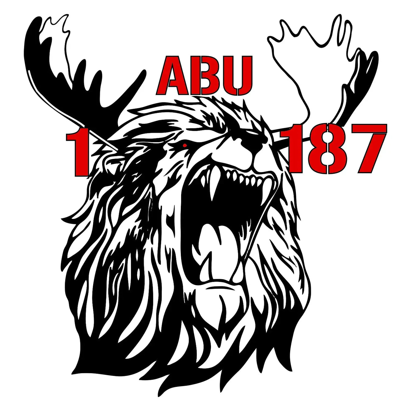 A Co 1-187 Infantry Regiment "ABU" Unit Logo Emblem Insingia