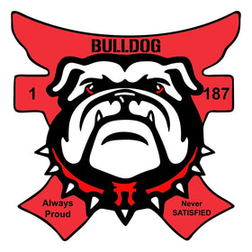 B Co 1-187 Infantry Regiment "Bulldog" Unit Logo Emblem Insignia