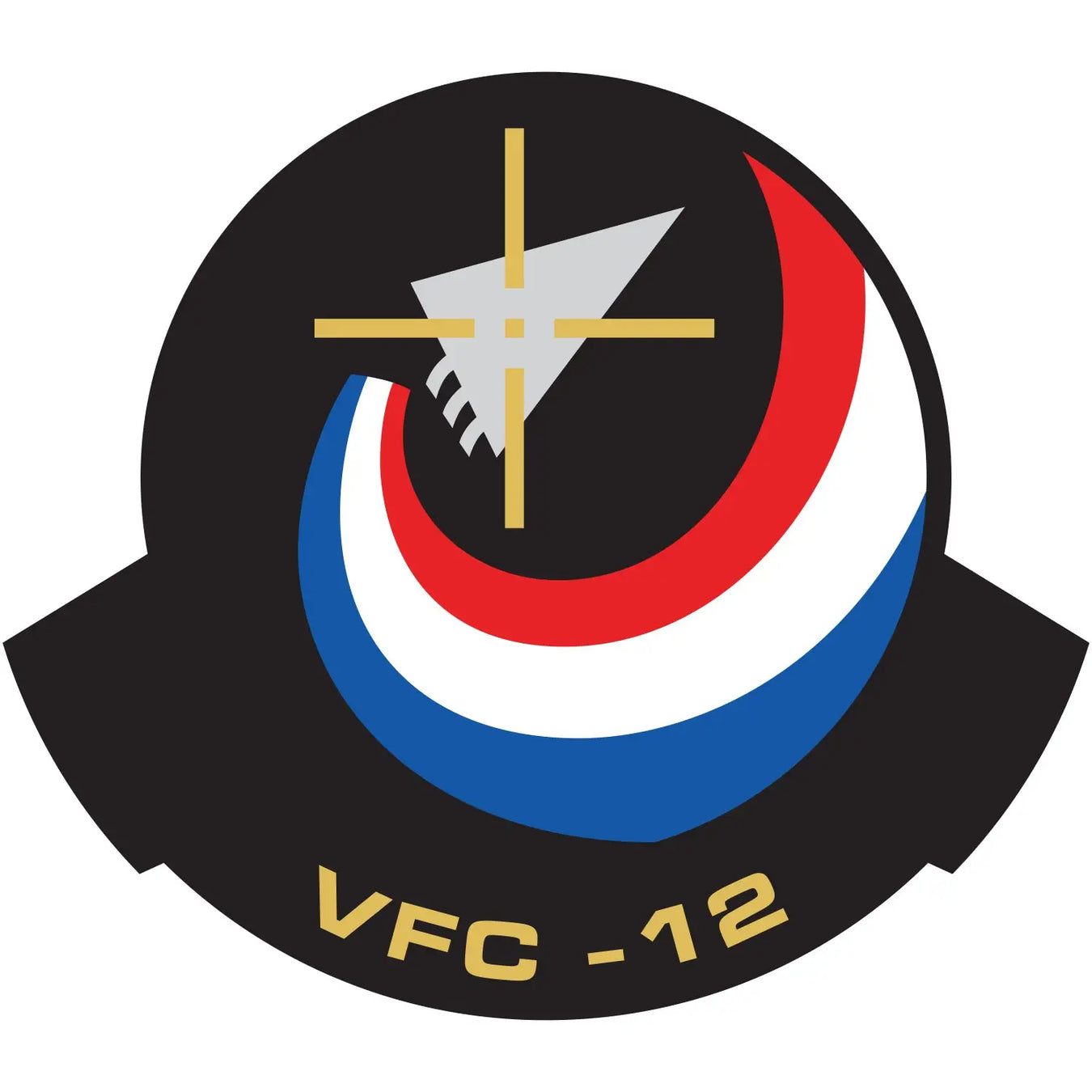 Fighter Squadron Composite 12 (VFC-12) Emblem Logo Crest Insignia
