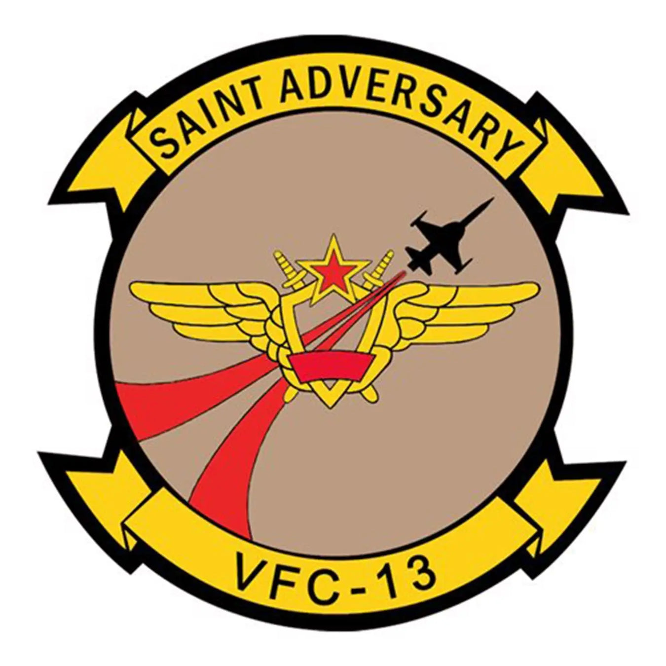 Fighter Squadron Composite 13 (VFC-13) Emblem Logo Crest Insignia