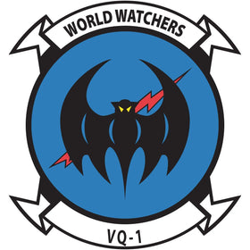 Fleet Air Reconnaissance Squadron 1 (VQ-1) Emblem Logo Decal Insignia Crest