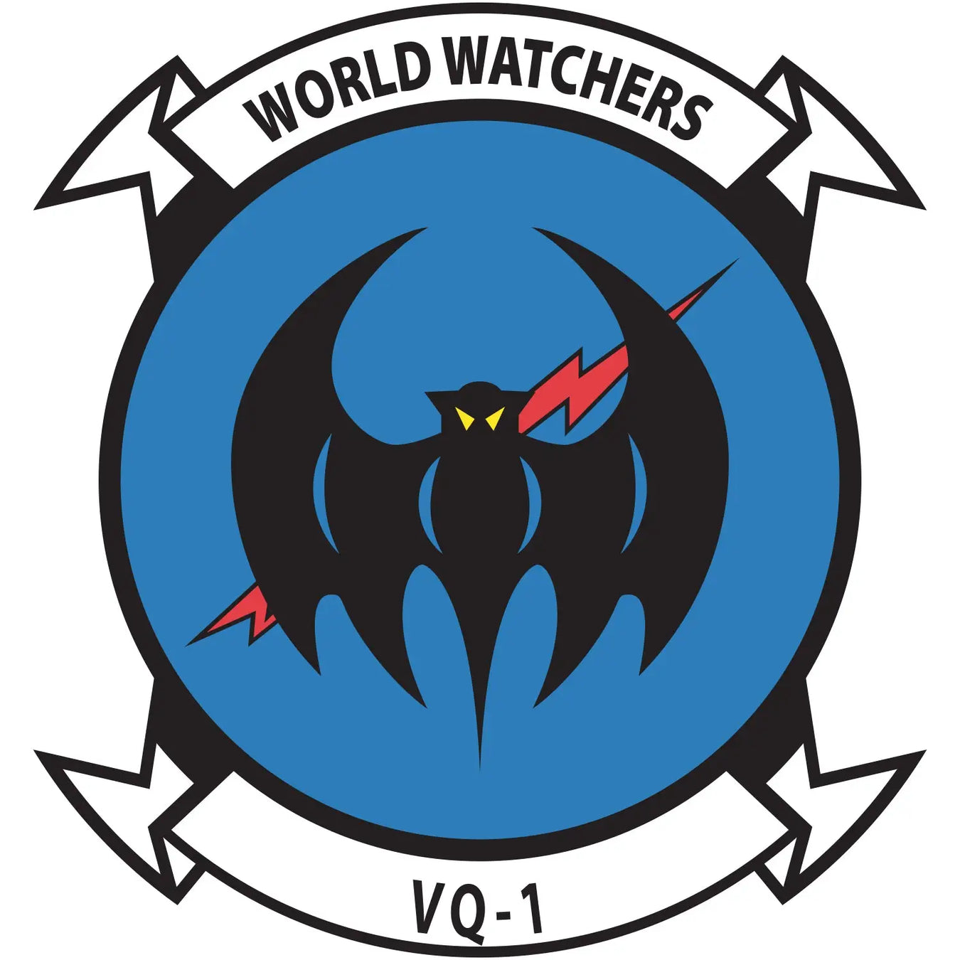 Fleet Air Reconnaissance Squadron 1 (VQ-1) Emblem Logo Decal Insignia Crest