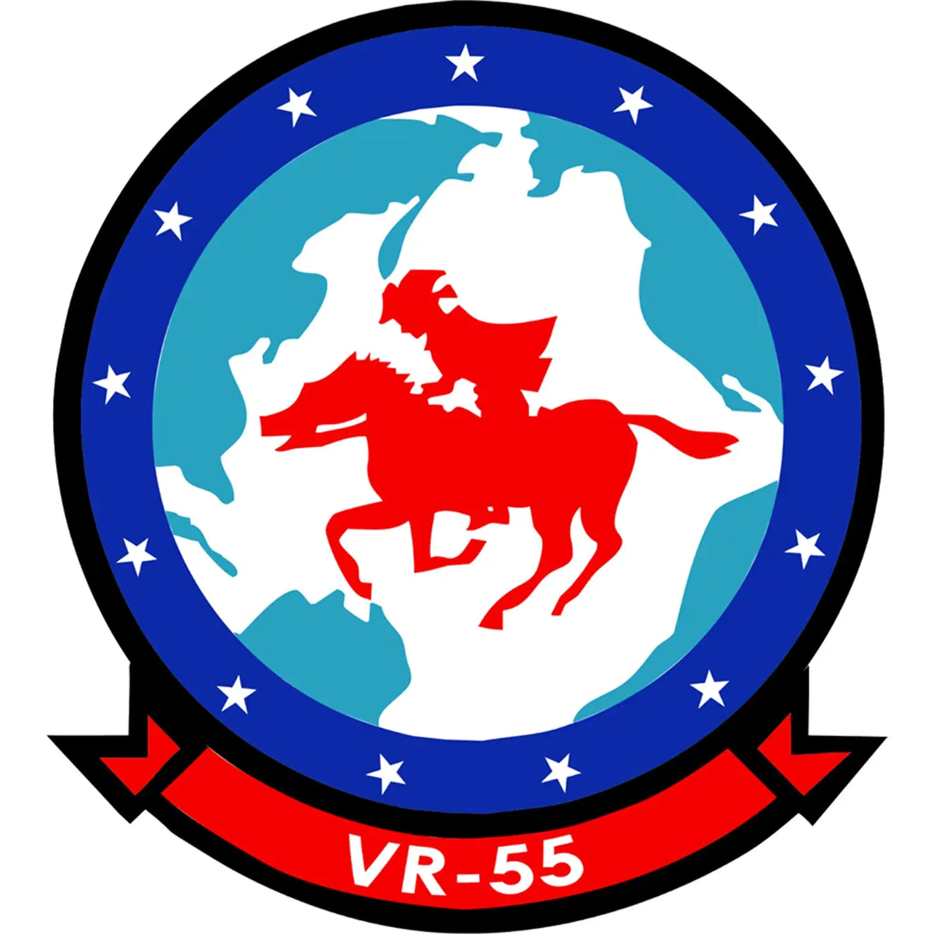 Fleet Logistics Support Squadron 55 (VR-55) Logo Decal Emblem Crest Insignia
